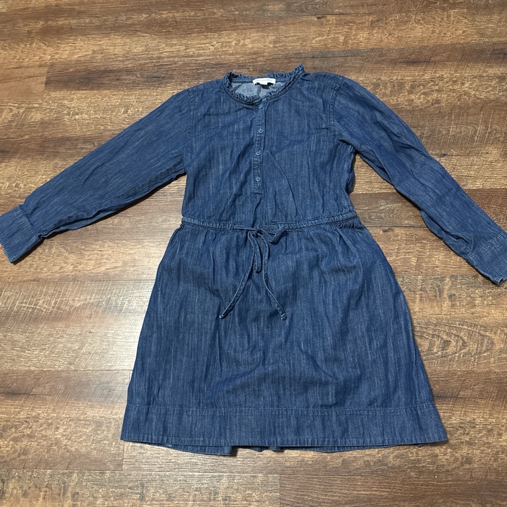 Free Assembly XS Blue Denim Long Sleeve Dress